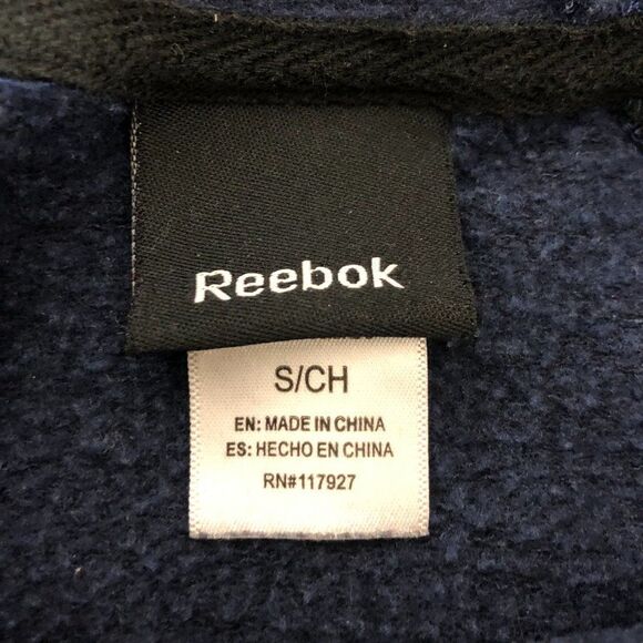 Reebok women's Blue/Black hoodie size S/CH.         RS - Picture 3 of 4